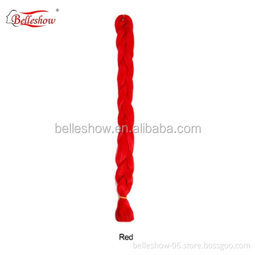 Hot sell 41inch 82inch 165g Synthetic Ombre color  jumbo hair braid synthetic crochet extension 82 Inch jumbo braid hair